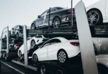 Big car carrier truck of new luxury sport german cars 600x383 1 Smart Ways to Contrast Automobile Transport Quotes Online